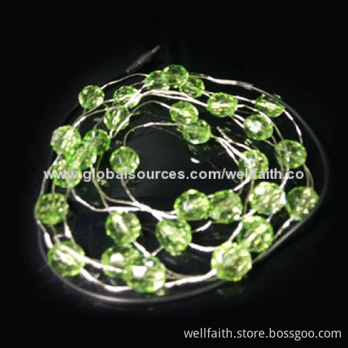 Fancy party decoration LED pearl shaped string lights